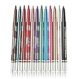 Sankuwen 12PCs Eyeshadow Long-lasting Eyeliner, Multicolor