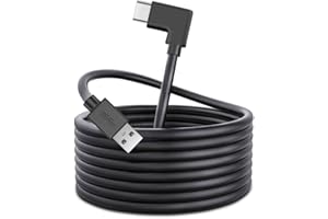 ukiism 16FT VR Link Cable Compatible with Meta/Oculus Quest 3, Quest2/Pro/Pico4 Accessories, USB 3.0 to USB C Charger & Data Cable for VR Headset and Gaming PC