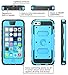 iPhone 5C Case, i-Blason Armorbox for Apple iPhone 5C Dual Layer Hybrid Full-body Protective Case with Front Cover and Built-in Screen Protector and Impact Resistant Bumpers for iPhone 5C (Blue)