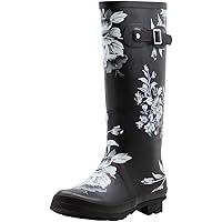 NORTY Women's Hurricane Wellie - 14 Solids and Prints - Glossy & Matte Waterproof Hi-Calf Rainboots