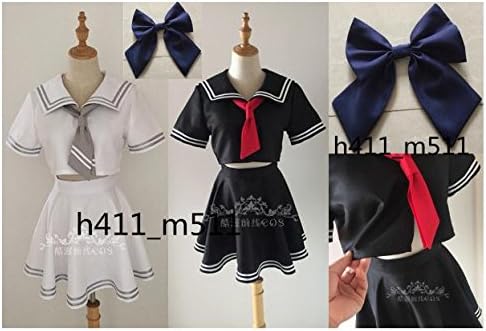 Amazon Fate Grand Order フェイト グランドオーダー Fgo 白 黒 ジャンヌダルク セーラー服 制服 コスプレ衣装 靴下 選択自由コスチューム 変身 仮装 ステージ服 舞台 ハロウィン クリスマス コスプレ 仮装 通販