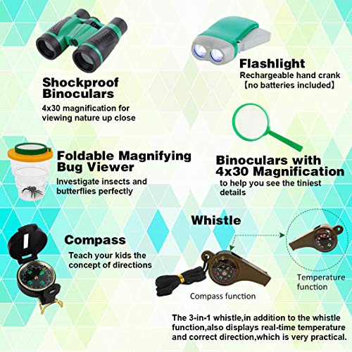 Genround® Spielzeug Geschenk für Kinder ab 3 4 5 6 7 8 Jahren, Insekten Kinder Forscherset, Outdoor Abenteuer Set Kinder… – Bild 4