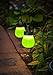 Evergreen Garden Firefly Frosted Green Bell-Shaped Indestructible Silicone Solar Powered LED Emergency Power Light with Water-Tight Twist Top/ Brand- Evergreen Garden