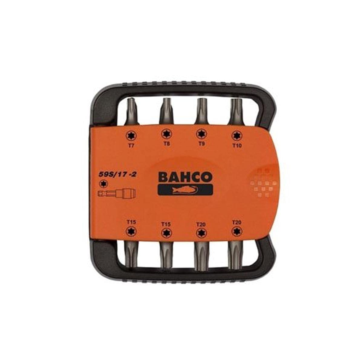 Bahco 59S/17-2 Bits Set for Torx 17 Pieces, 0 V, Multicoloured