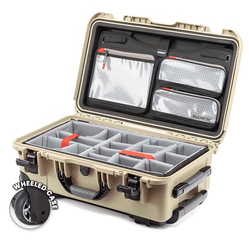 NANUK 935 Pro Photo Kit – Wasserdichter Hartschalenkoffer für Kameras, mit gepolsterten Trennwänden und Rollen, 56 x 36 x 23 cm – Staubdicht und stoßf