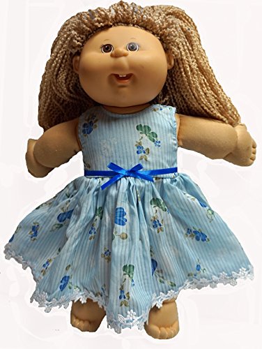 Warm Day Blue Skies Dress Fits Cabbage Patch Kid Doll And 18 Inch Girl Doll - Thumbnail 2