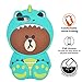 Artbling Case for iPhone 7 8 Silicone 3D Cartoon Animal Cover, Kids Girls Cool Fun Lovely Cute Bear Cases,Kawaii Soft Gel Rubber Unique Character Fashion Protector for iPhone7 iPhone8 (Green Dinosaur)