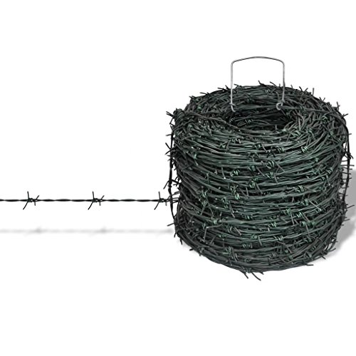 Unfade Memory Multi-Purpose Barbed Wire Entanglement Wire Wire Roll Practical and Durable 328 ft