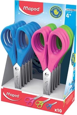 Tesoura maped essentials, pacote de 10, 13 cm