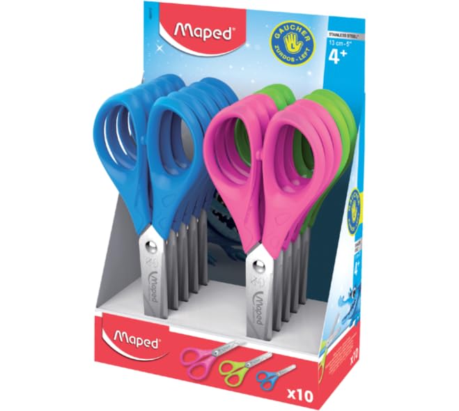 Maped Essentials – Forbici, 10 pezzi, 13 cm