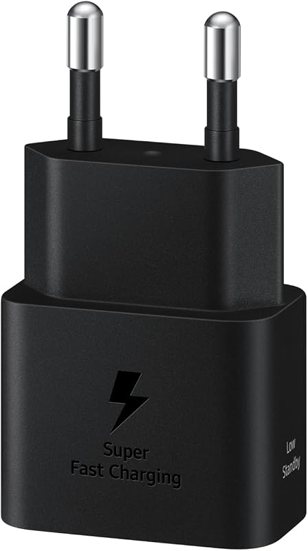 Caricabatterie Super Fast Charging (25W), Con Cavo, Black