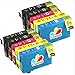 TS Remanufactured Replacement for 220XL 220 XL Ink Cartridges High Yield - 10 Pack(4 Black,2 Yellow,2 Magenta,2 Cyan) Compatible with WF-2630 WF-2650 WF-2660 XP-320 XP-420 XP-424 Printer