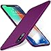 TORRAS Slim Fit iPhone Xs Case/iPhone X Case, Hard Plastic PC Super Thin Mobile Phone Cover Case with Matte Finish Coating Grip Compatible with iPhone X/iPhone Xs 5.8 inch, Violet Red