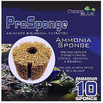 Deep Blue Professional ADB88953 Prosponge 50-Ammonia Sponge Submersible Filter for Aquarium