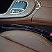 IKENAU Car Seat Gap Filler PU Full Leather Organizer, Console Pocket Car Interior Accessories Universal Car Seat Side Organizer - Set of 2