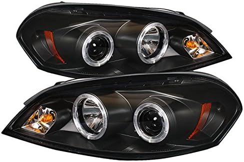 Spyder Auto :: PRO-YD-CHIP06-HL-BK Chevy Impala 06-13 / Chevy Monte Carlo 06-07 - Projector Headlights - LED Halo - LED ( Replaceable LEDs ) - Black - High H1 (Included) - Low H1 (Included)