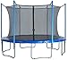 Machrus Upper Bounce Trampoline Safety Enclosure Set for 8 FT 10FT 12FT 13FT 14FT 15FT 16FT Frames - Includes Net, Poles & Hardware - Installs Inside Frame