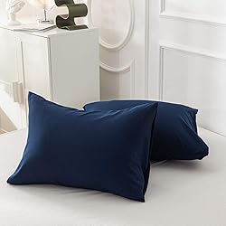 Cottonight Navy Blue Comforter Set King Men Women