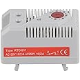 Mechanical Thermostat, 0-60 Adjustable Normally Close Temperature Controller Switch(KTO011)
