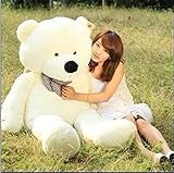 Qiyun 47` White color 1.2M Giant Huge Cuddly Stuffed Animals Plush Teddy Bear...