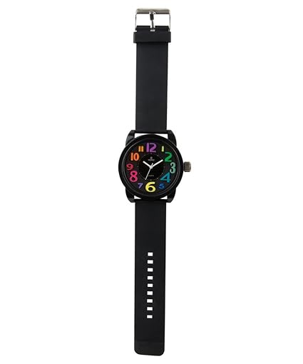 Horo(Imported) Analog Black 3D-Strap Round Dial Kids Watch 5.5x4.9x1cm