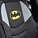 BDK 2P-WBCH-1306 WBCH306 Batman Seat Cushion-Padded Comfort Support for Car, SUV, Truck and Home Chair, Black