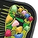 Colored Plastic Walk Stone Square Healthy Foot Massage Mat Pad Cushion