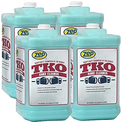 Zep Heavy-Duty TKO Hand Cleaner 128 oz. R54824 Case of 4 Pump included - The GO-TO cleaner for Pros that actually works
