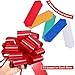 Bememo 10 Pieces 9 Inch Gift Pull Bows Wrap Bow Ribbon for Bows, Gift Wrapping and Decoration (Color Set 1)