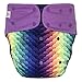 Cloth Diaper Cover - Reusable Special Needs Incontinence Briefs for Big Kids, Teens and Adults (Mermaid's Tail, Youth)
