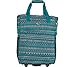 CALPAK Big Eazy Bright Check 20-inch Rolling Shopping Tote Bag