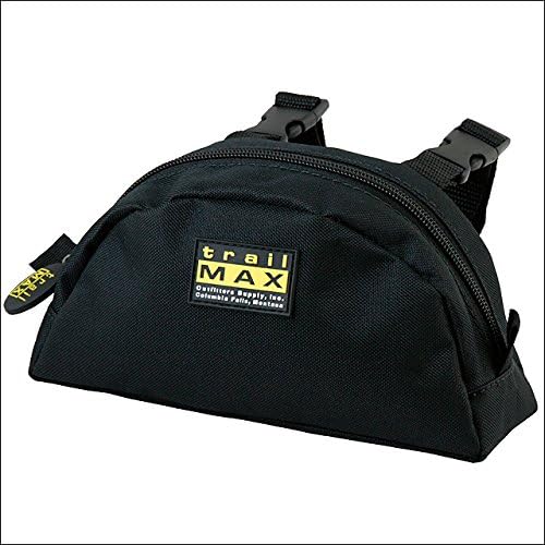 OUTFITTERS SUPPLY HORSE TACK 1000 DENIER NYLON TRAILMAX POMMEL POCKET BAG BLACK
