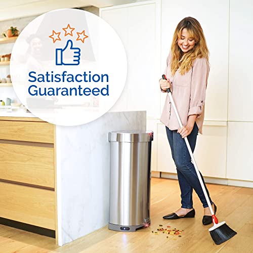 EyeVac+ 2in1 Touchless Trash Can & Vacuum 13 Gallon Stainless Steel