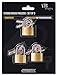 ATB 18 Small Metal Padlock Mini Brass Tiny Box Travel Locks Keyed Jewelry 2 Key 20mm