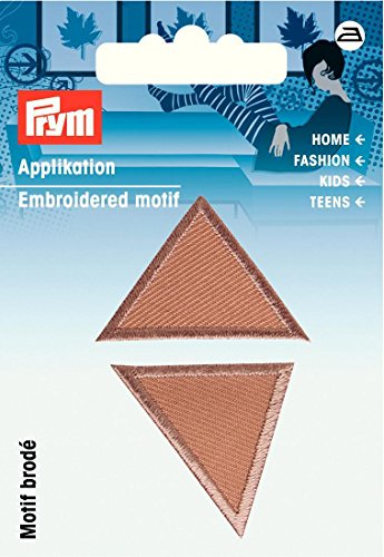 Prym 925327 Triángulos beige oscuro aplique