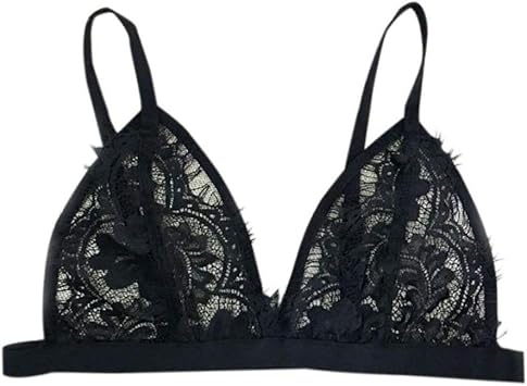 sujetador encaje negro
