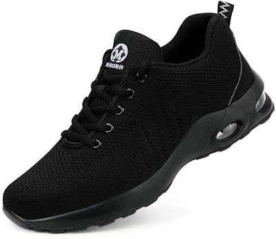 BARGAINS-GALORE Safety Trainers Steel Toe Cap Work Shoes UK 10 Men Women