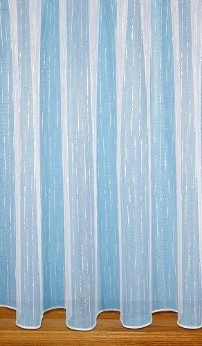 John Aird Brooklyn Slub Design Lead Weighted Net Curtain Sold By The Metre (Drop: 60" (152cm)