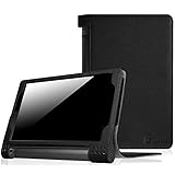 Fintie Lenovo Yoga Tab 3 8 Case, Premium PU Leather Cover with Auto Sleep / Wake Feature for Lenovo Yoga Tab3 8-Inch Tablet (2015 Release), Black