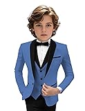 Tuxedo Suits for Boys 3 Pieces Slim Fit Boys Formal