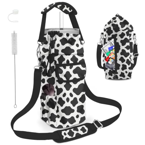 Water Bottle Holder with Shoulder Strap