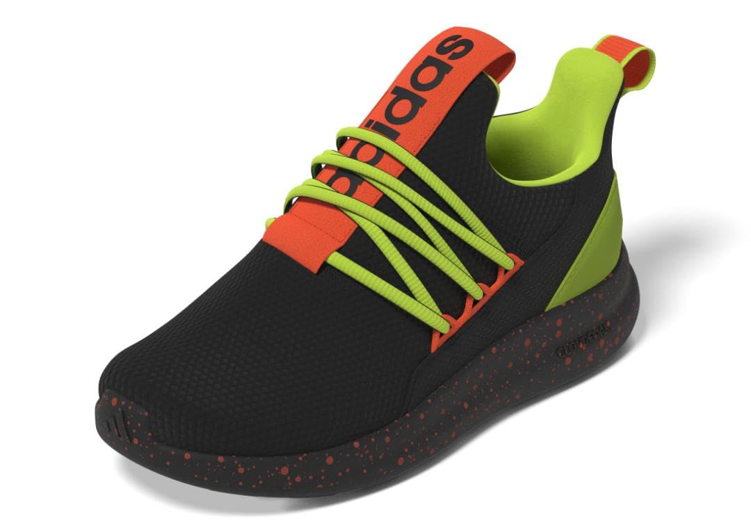 adidas Lite Racer Adapt 7.0 Sneaker, Black/Impact