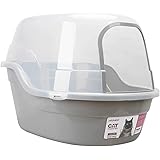 Petphabet Jumbo Hooded Cat Litter Box, Extra Large