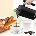Double-Wall 304 Stainless Steel French Press Coffee Maker - 34 oz, Vacuum Insulated Tea Brewer Pot with 4 Level Filtration System - Extra 2pcs Filters Included - 8 Cup/1000ml
