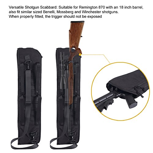 Molle 29” Tactical Shotgun Scabbard Protective Gun Case w