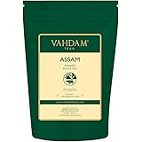 Foglie di tè nero Assam (200+ tazze), FORTE, MALTA E RICCO, tè sfuso, 100% puro non miscelato, foglia nera singola sfusa, tè caldo, tè freddo, tè Kombucha, foglia lunga foglia FTGFOP1, 454gr
