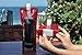 Foldable wine bottle - 2 Pack Jokel plastic reusable collapsible 750ml wine flasks holds an entire bottle of wine & includes easy-pour funnel