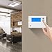 SASWELL Digital Non-Programmable Thermostat,1H/1C, T21STK-0 Digital Heat/Cool Pump Thermostats,24 Volt Single Stage Thermostat for Room White