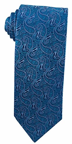Angel Moroni Teal Paisley Tie for Men