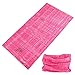 9PCS & 6PCS Multifunctional Stretchable Sport & Casual Headwear, Headband Scarf Bandanna Headwrap Mask Neckwarmer & More 12-in-1